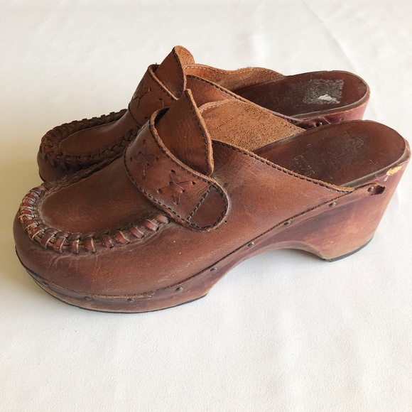 vintage clogs from the 70s